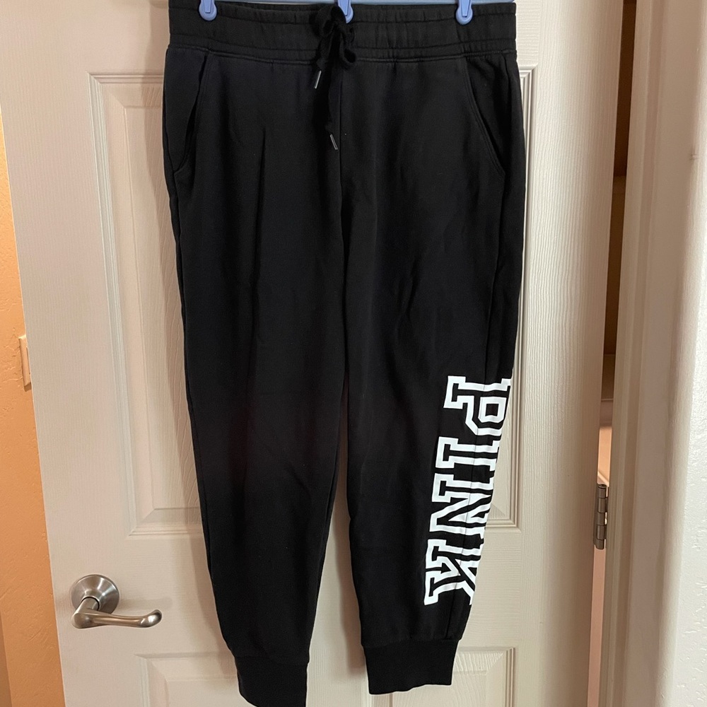 PINK jogger style sweat pants